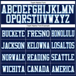 Custom Navy White-Powder Blue Mesh Authentic Football Jersey Custom Navy White-Powder Blue Mesh Authentic Football Jersey