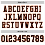 Custom White Black-Orange Mesh Authentic Football Jersey Custom White Black-Orange Mesh Authentic Football Jersey