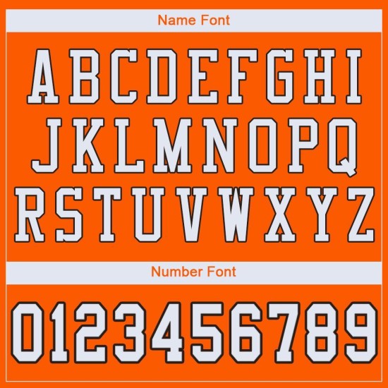 Custom Orange White-Brown Mesh Authentic Football Jersey Custom Orange White-Brown Mesh Authentic Football Jersey