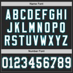 Custom Black White-Teal Mesh Authentic Throwback Football Jersey Custom Black White-Teal Mesh Authentic Throwback Football Jersey