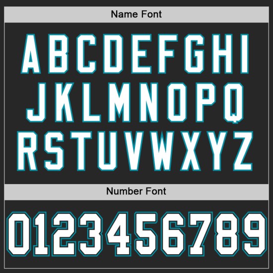 Custom Black White-Teal Mesh Authentic Throwback Football Jersey Custom Black White-Teal Mesh Authentic Throwback Football Jersey