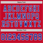 Custom Red Royal-White Mesh Authentic Football Jersey Custom Red Royal-White Mesh Authentic Football Jersey