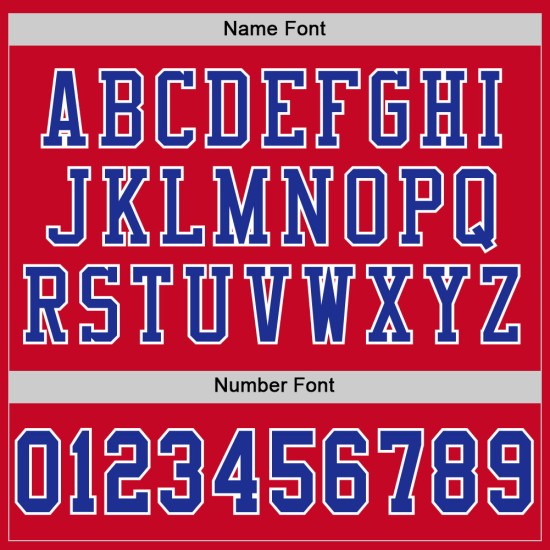 Custom Red Royal-White Mesh Authentic Football Jersey Custom Red Royal-White Mesh Authentic Football Jersey