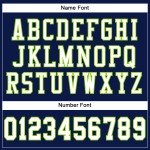 Custom Navy White-Neon Green Mesh Authentic Football Jersey Custom Navy White-Neon Green Mesh Authentic Football Jersey