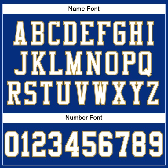 Custom Royal White-Old Gold Mesh Authentic Football Jersey Custom Royal White-Old Gold Mesh Authentic Football Jersey