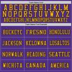 Custom Purple Gold-Black Mesh Authentic Football Jersey Custom Purple Gold-Black Mesh Authentic Football Jersey
