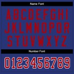 Custom Royal Red-White Mesh Split Fashion Football Jersey Custom Royal Red-White Mesh Split Fashion Football Jersey