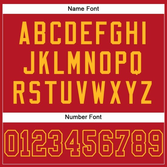 Custom Red Red-Gold Mesh Authentic Football Jersey Custom Red Red-Gold Mesh Authentic Football Jersey