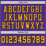 Custom Purple Gold-Black Mesh Authentic Football Jersey Custom Purple Gold-Black Mesh Authentic Football Jersey