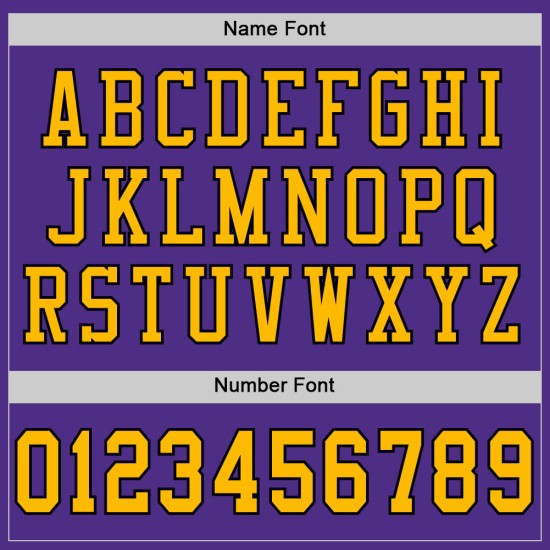 Custom Purple Gold-Black Mesh Authentic Football Jersey Custom Purple Gold-Black Mesh Authentic Football Jersey