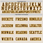 Custom Cream Brown-Gold Mesh Authentic Football Jersey Custom Cream Brown-Gold Mesh Authentic Football Jersey