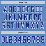 Custom Light Blue Royal-White Mesh Authentic Football Jersey Custom Light Blue Royal-White Mesh Authentic Football Jersey