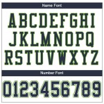 Custom White Navy-Neon Green Mesh Authentic Football Jersey Custom White Navy-Neon Green Mesh Authentic Football Jersey