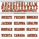 Custom White Black-Orange Mesh Authentic Football Jersey Custom White Black-Orange Mesh Authentic Football Jersey