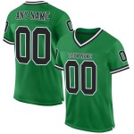 Custom Grass Green Black-White Mesh Authentic Throwback Football Jersey Custom Grass Green Black-White Mesh Authentic Throwback Football Jersey