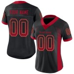 Custom Black Red-Old Gold Mesh Drift Fashion Football Jersey Custom Black Red-Old Gold Mesh Drift Fashion Football Jersey
