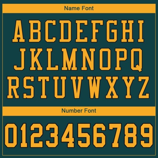 Custom Midnight Green Gold-Black Mesh Authentic Football Jersey Custom Midnight Green Gold-Black Mesh Authentic Football Jersey