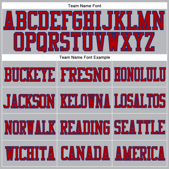 Custom Gray Red-Royal Mesh Authentic Football Jersey Custom Gray Red-Royal Mesh Authentic Football Jersey
