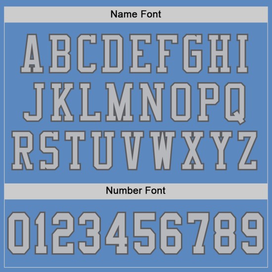 Custom Light Blue Gray-Steel Gray Mesh Authentic Football Jersey Custom Light Blue Gray-Steel Gray Mesh Authentic Football Jersey